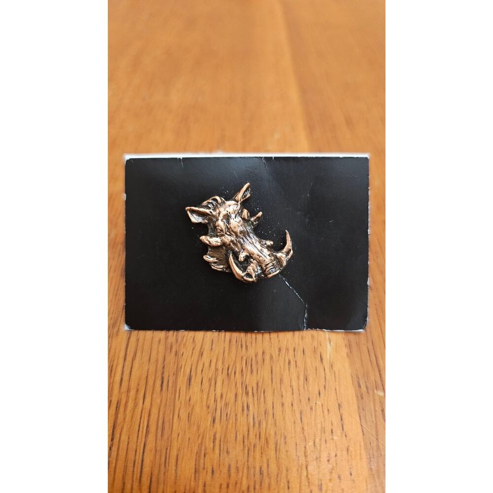 Pewter‎ WartHog Lapel Pin